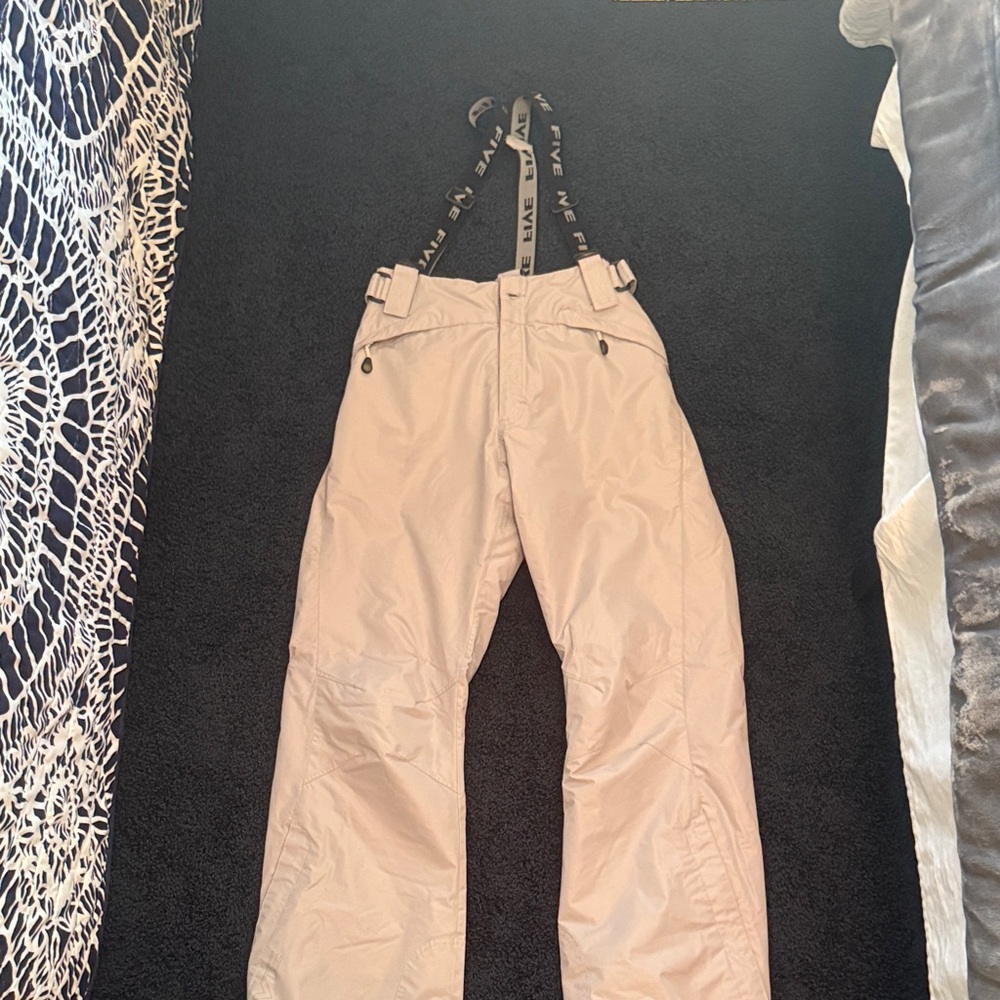 Grey Five Seasons Snow Pants with Suspenders